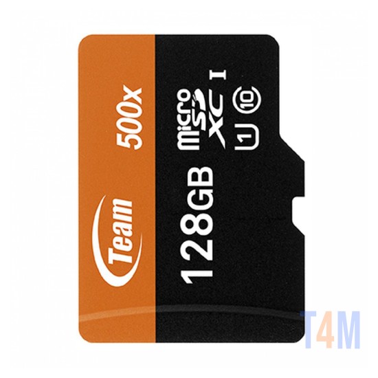 TARJETA MICROSD TEAM GROUP 128GB CLASS10 UHS-I SDXC CON ADAPTADOR